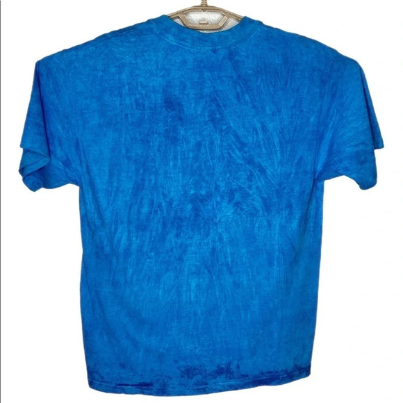 Hanes heavyweight tee shirt.  Large 42-44.  Siesta Key Florida. Gold blue-green. - Picture 4 of 6